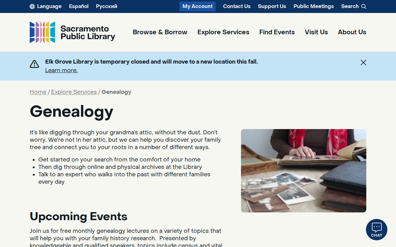 Rancho Cordova city directory genealogy resources at Sacramento Public Library