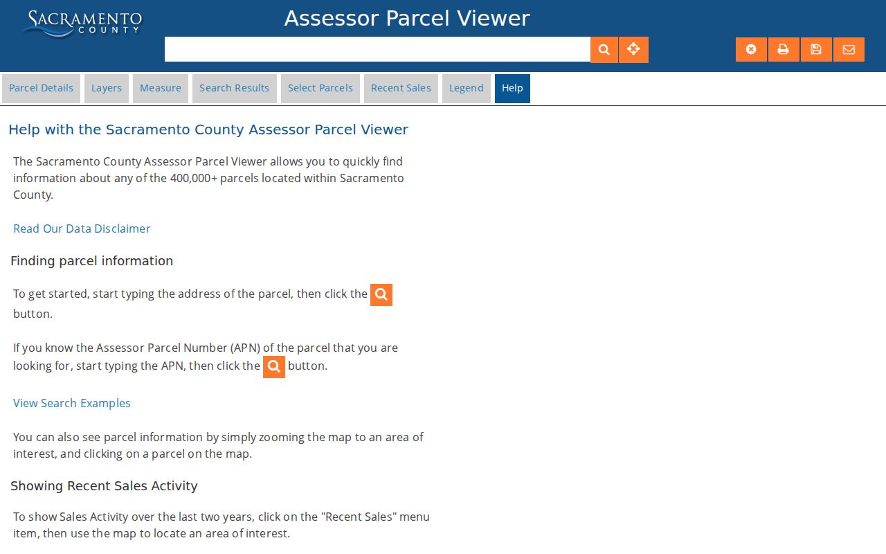 Rancho Cordova street directory parcel map with adjacent addresses