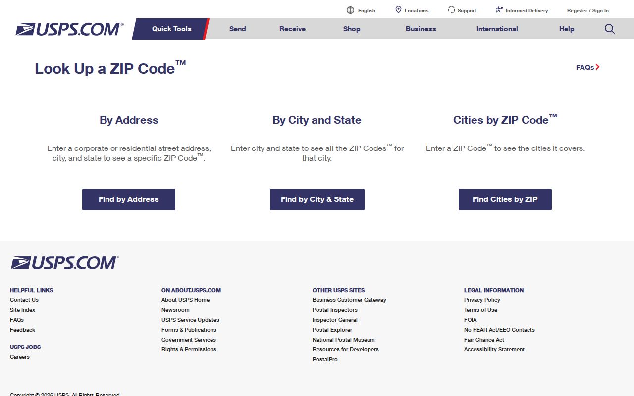 Rancho Cordova ZIP code directory USPS address lookup
